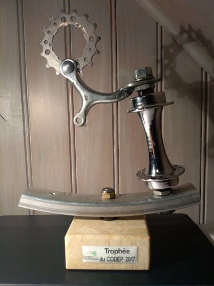 TROPHEE DU CODEP 2017- 1er au prorata du nombre de licenciés. TROPHEE DU CODEP 2017- 1er au prorata du nombre de licenciés.